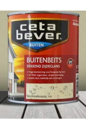 Beperkt Aanbod CetaBever Buitenbeits Dekkend Bentheimergeel 703